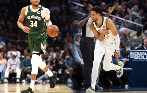 爱游戏-字母哥焦点对战，Ming与60激战勇士分钟，锐不可当胜负难料！引发球迷热议(勇士vs步行者克莱60分全场视频)