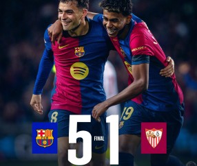 爱游戏体育- 梅西单刀被挡 巴萨负塞维 